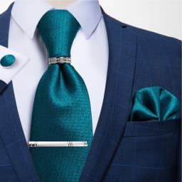 New Fashion Men's Ties Silver Floral 8cm Neck Tie Business Wedding Party Gravata Ting Ring Clip Cravat Gift For Men DiBanGu