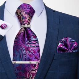 New Fashion Men's Ties Silver Floral 8cm Neck Tie Business Wedding Party Gravata Ting Ring Clip Cravat Gift For Men DiBanGu