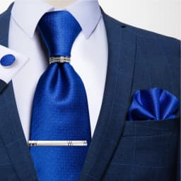 New Fashion Men's Ties Silver Floral 8cm Neck Tie Business Wedding Party Gravata Ting Ring Clip Cravat Gift For Men DiBanGu