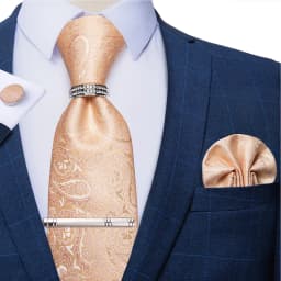 New Fashion Men's Ties Silver Floral 8cm Neck Tie Business Wedding Party Gravata Ting Ring Clip Cravat Gift For Men DiBanGu