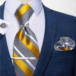 New Fashion Men's Ties Silver Floral 8cm Neck Tie Business Wedding Party Gravata Ting Ring Clip Cravat Gift For Men DiBanGu