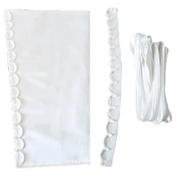3Pcs/Set Satin Corset Kits Zipper Replacement Wedding Gown Back Lace Webbing DIY Craft Wedding Dress Accessories Lace Up
