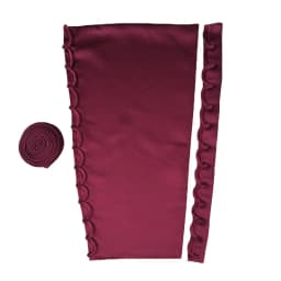 3Pcs/Set Satin Corset Kits Zipper Replacement Wedding Gown Back Lace Webbing DIY Craft Wedding Dress Accessories Lace Up