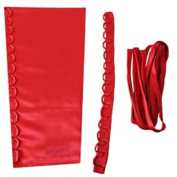 3Pcs/Set Satin Corset Kits Zipper Replacement Wedding Gown Back Lace Webbing DIY Craft Wedding Dress Accessories Lace Up