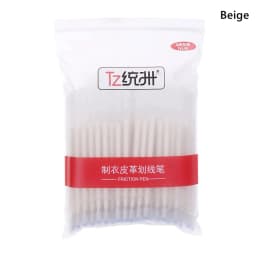 100Pcs/set High Temperature Disappearing Fabric PU Leather Marker Pen BIG Refills for Quilting Sewing and Dressmaking Heat Erase