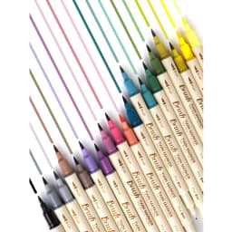 3pcs Retro Color Brush Marker Pens Set Dual Side Fine Liner Water Based Ink Blendable Watercolor Art Paint Drawing F133