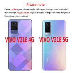 For Vivo V21 Glass Tempered Glass for Vivo V21 5G V21e 5GGlass Transparent Phone Screen Film Lens Camera Protector Film