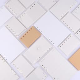 Diary 2025 Classic 6 Holes Binder Notebook Inner Paper Core/refilling Inner Papers:line,grid,dots,list,daily Weekly Monthly Plan