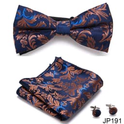 New Paisley Bow Tie for men Wedding Bowtie Handkerchief Cufflink Set Noeud Papillon Silk Pajaritas Cravat Female Male