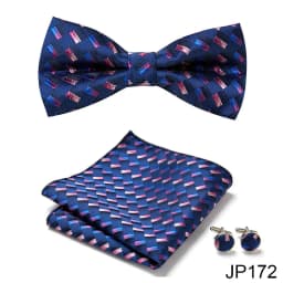 New Paisley Bow Tie for men Wedding Bowtie Handkerchief Cufflink Set Noeud Papillon Silk Pajaritas Cravat Female Male