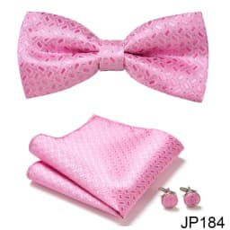 New Paisley Bow Tie for men Wedding Bowtie Handkerchief Cufflink Set Noeud Papillon Silk Pajaritas Cravat Female Male