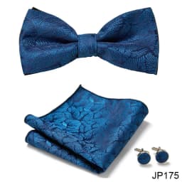 New Paisley Bow Tie for men Wedding Bowtie Handkerchief Cufflink Set Noeud Papillon Silk Pajaritas Cravat Female Male