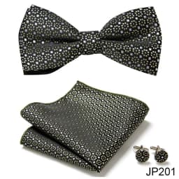 New Paisley Bow Tie for men Wedding Bowtie Handkerchief Cufflink Set Noeud Papillon Silk Pajaritas Cravat Female Male