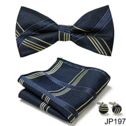 New Paisley Bow Tie for men Wedding Bowtie Handkerchief Cufflink Set Noeud Papillon Silk Pajaritas Cravat Female Male