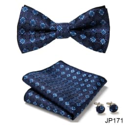 New Paisley Bow Tie for men Wedding Bowtie Handkerchief Cufflink Set Noeud Papillon Silk Pajaritas Cravat Female Male