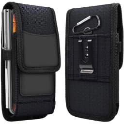 Mobile Phone Holster Belt Case with Hook Loop 3.5-6.3 inch For iPhone Samsung Xiaomi Huawei HTC Phone Pouch Waist Bag Cover Case