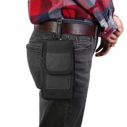 Mobile Phone Holster Belt Case with Hook Loop 3.5-6.3 inch For iPhone Samsung Xiaomi Huawei HTC Phone Pouch Waist Bag Cover Case