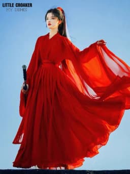 Chinese Traditional Folk Dance Costume Women Hanfu Clothing Lady Ancient Swordsman Cosplay Outfit Tang Dynasty Stage Dance Wear
