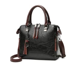 Yogodlns Vintage Cat Tassel Luxury Handbag Women Bags Double Zipper Crossbody Bags Shoulder Bag Casual Shell Tote Ladie
