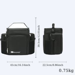 DENUONISS 27L Portable Shoulder Cooler Bag Multilayer Fitness Thermal Bag For Food Picnic Lunch Insulated Cooler Bag Customized