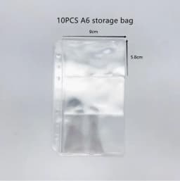 MINKYS A5 A6 Zipper Binder Kpop Photocard Collect Book Photo Cards Organizer Notebook With 10PCS Sleeves School Stationery