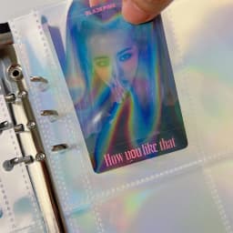 MINKYS A5 A6 Zipper Binder Kpop Photocard Collect Book Photo Cards Organizer Notebook With 10PCS Sleeves School Stationery