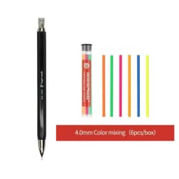 4mm Sketch Drawing Mechanical Pencil Automatic Charcoal Pencils For Students Kids Gift Stationery Supplies TR-4000 Art Pencil