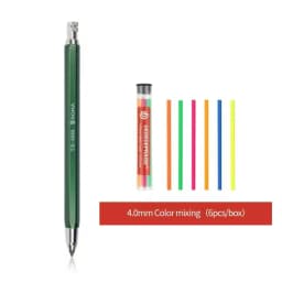 4mm Sketch Drawing Mechanical Pencil Automatic Charcoal Pencils For Students Kids Gift Stationery Supplies TR-4000 Art Pencil