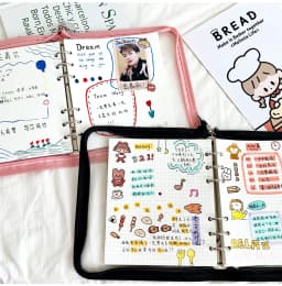 New Arrival 2023 Cute A5/A6 My Journal Agenda Notebook & DIY Photocard Binder Organizer Gift Book School Stationery