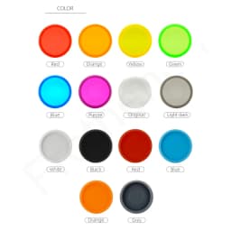 Fromthenon 11pcs / Set Binding Discs Ring for Mushroom Hole Discbound Planner Notebook Binder Rings Office Binding Supplies