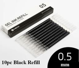 Youpin KACO Gel Pen Simple Black White Pole 0.5mm ручки Press Gel Pen Black ink Ballpoint Pen Smooth Writing For School&Office