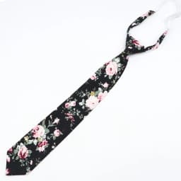 Boys Girls Skinny Ties Casual Floral Solid Color Cotton Small Tie Slim Lazy person Student Tie For Wedding Party Schhol Cravat
