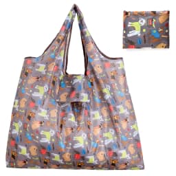 Personal Style Large Tote ECO Reusable Polyester Portable Shoulder Women's Handbags Folding Pouch Shopping Bag Storage