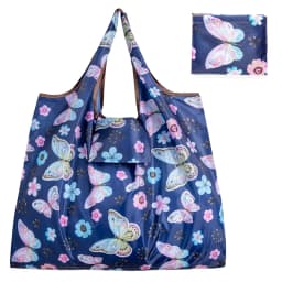 Personal Style Large Tote ECO Reusable Polyester Portable Shoulder Women's Handbags Folding Pouch Shopping Bag Storage