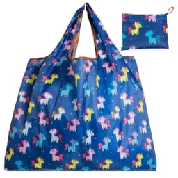 Personal Style Large Tote ECO Reusable Polyester Portable Shoulder Women's Handbags Folding Pouch Shopping Bag Storage