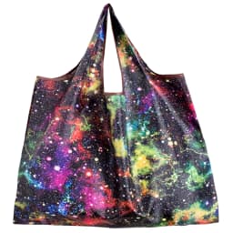 Personal Style Large Tote ECO Reusable Polyester Portable Shoulder Women's Handbags Folding Pouch Shopping Bag Storage