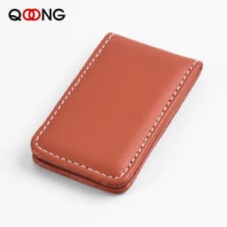 Custom Lettering Strong Magnet Money Clip Wallet Slim Men Women Moneyclip Leather Pocket Clamp Credit Card Cash Case Holder
