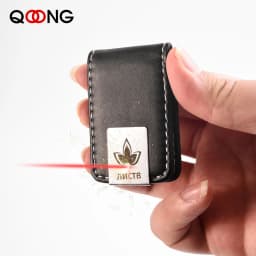 Custom Lettering Strong Magnet Money Clip Wallet Slim Men Women Moneyclip Leather Pocket Clamp Credit Card Cash Case Holder