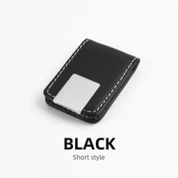 Custom Lettering Strong Magnet Money Clip Wallet Slim Men Women Moneyclip Leather Pocket Clamp Credit Card Cash Case Holder