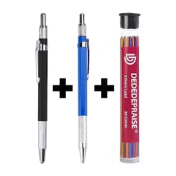 DEDEDEPRAISE Sketch 2.0MM Press Mechanical Pencil & 36colors Leads Drawing Colored Pencils Automatic Pencils Replacement Leads