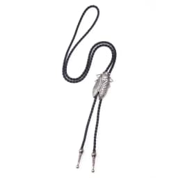 Fashion Metal Cicada Retro Bolo Tie for Men Necklace Pendant Leather Rope Necktie Shirt Collar Bowtie Accessories Cowboy Jewelry