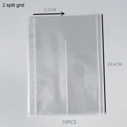 SKYSONIC A5 Binder Storage Collect Book Deco Pocket 6 Hole File Journal Notebook Agenda Planner Bullet Cover School Stationery