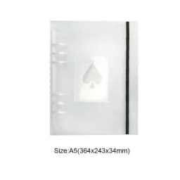 SKYSONIC A5 Binder Storage Collect Book Deco Pocket 6 Hole File Journal Notebook Agenda Planner Bullet Cover School Stationery