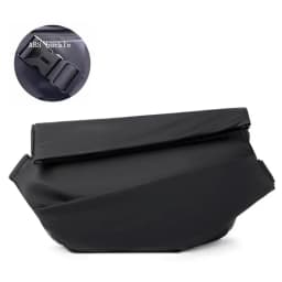 Men's Functional Crossbody Bag Waterproof Messenger Bag with Magnetic Buckle Large Capacity Chest Bag for Daily Commute&Cycling