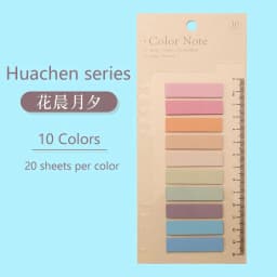 Color Series Self Adhesive Memo Pad Sticky Notes Bookmark Point It Marker Sticker Paper for Office And School Supplies