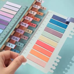 Color Series Self Adhesive Memo Pad Sticky Notes Bookmark Point It Marker Sticker Paper for Office And School Supplies