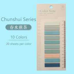 Color Series Self Adhesive Memo Pad Sticky Notes Bookmark Point It Marker Sticker Paper for Office And School Supplies