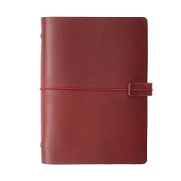 AIGUONIU Vintage Rings Binder Notebook A7 Size Daily Planner Journal Sketchbook For Drawing Stationery