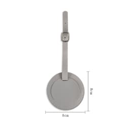 Fancy Lovely Round Luggage Tag Custom Letters Popular Travel Accessories Suitcase Baggage Card Tag DIY Personalize Initials Gift