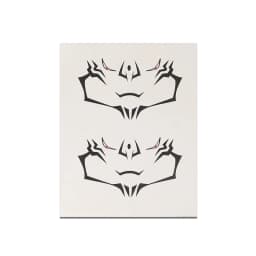 Jujutsu Kaisen Cosplay Props Unisex Yuji Itadori Toge Inumaki Nobara Cosplay Tattoo Stickers